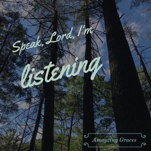 Speak Lord I'm listening, Amayzing Graces, Karen May